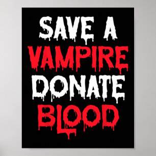 Rett eines Vampire-Blutspendenkostüms Poster