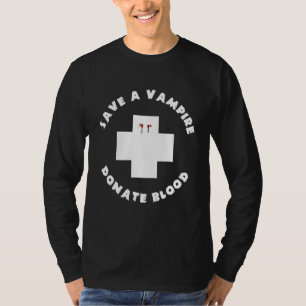 Rett eines Vampire spenden Blutspendekreuz T-Shirt
