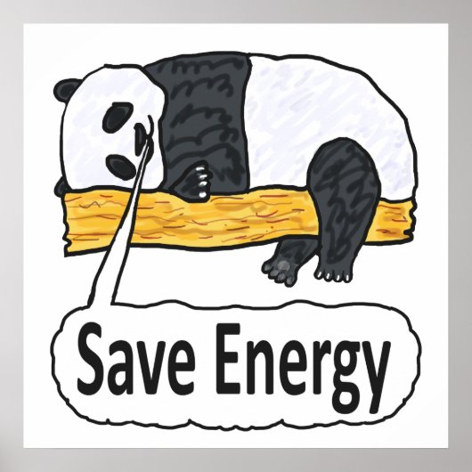 Rett Energy Panda Poster (Vorne)