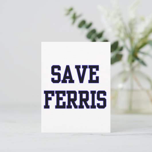 Rett Ferris Postkarte (Stehend Vorderseite)