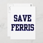 Rett Ferris Postkarte (Vorne/Hinten)