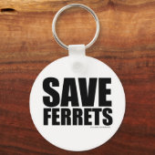 Rett Frettchen! Schlüsselanhänger (Vorderseite)