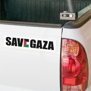 RETT GAZA Autoaufkleber