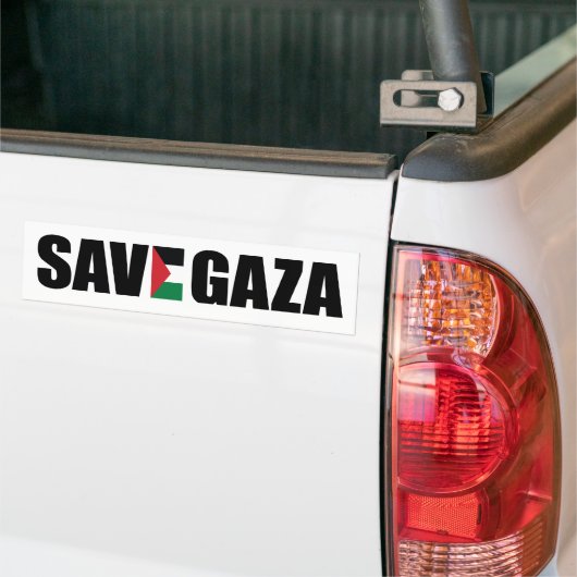 RETT GAZA Autoaufkleber (Auf Lkw)