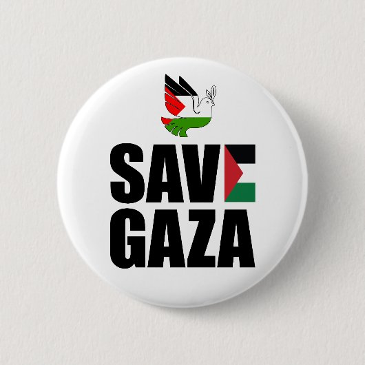 RETT GAZA BUTTON (Vorderseite)