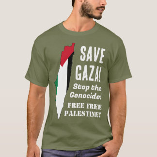 Rett Gaza stoppt den Völkermord T-Shirt