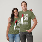 Rett Gaza stoppt den Völkermord T-Shirt (Unisex)