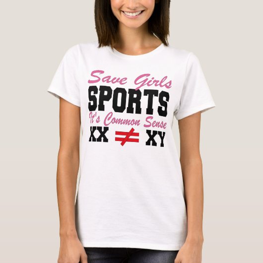 Rett Girls Sports Es ist gesunder Sinn XX Untersch T-Shirt (Vorderseite)