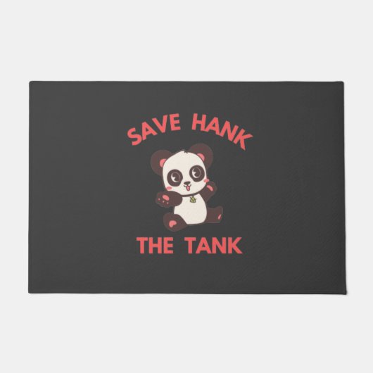 Rett Hank the Tank Funny Fußmatte (Vorderseite)