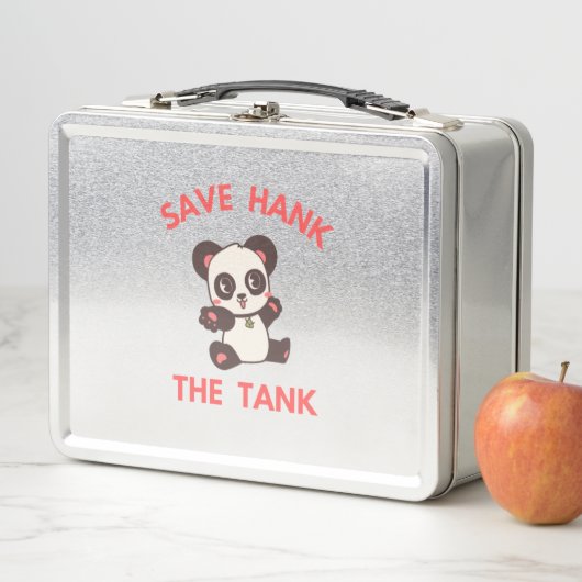 Rett Hank the Tank Funny Metall Brotdose (Beispiel)