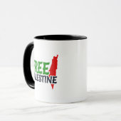 Rett Humanität, Freie Palästina, Tasse (Vorderseite Links)