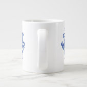 Rett jetzt Wasser Jumbo-Tasse (Rückseite)