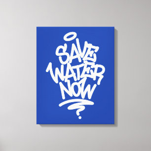 Rett jetzt Wasser Leinwanddruck