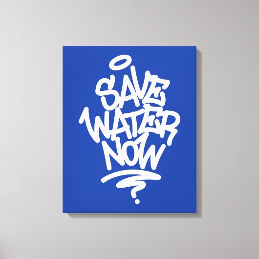 Rett jetzt Wasser Leinwanddruck (Vorderseite)