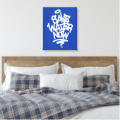Rett jetzt Wasser Leinwanddruck (Insitu (Schlafzimmer))