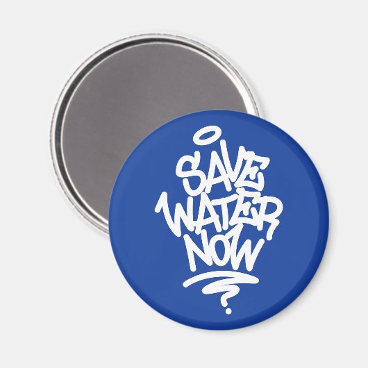 Rett jetzt Wasser Magnet (Vorderseite/Rückseite)