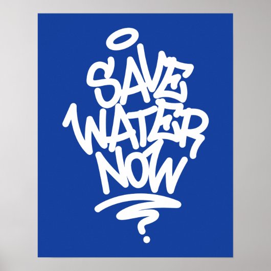 Rett jetzt Wasser Poster (Vorne)