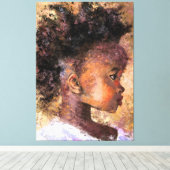 Rett Kids Canvas Print Peace - Art Painting Leinwanddruck (Insitu (Holzboden))