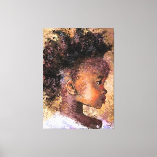 Rett Kids Canvas Print Peace - Art Painting Leinwanddruck (Vorderseite)