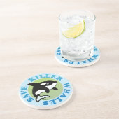 Rett Killer Whales Getränkeuntersetzer (Seite)