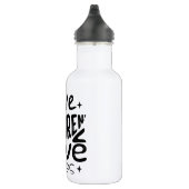 Rett Kinder, Rett Leben Edelstahlflasche (Rechts)