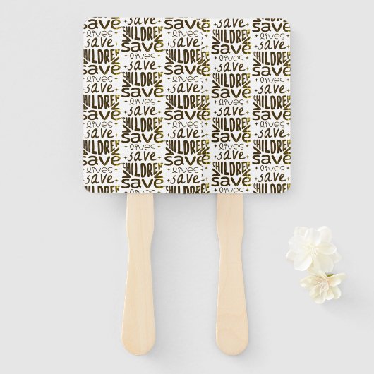 Rett Kinder, Rett Leben Fächer (Vorne und Hinten)