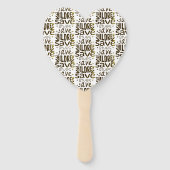 Rett Kinder, Rett Leben Fächer (Rückseite)