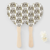 Rett Kinder, Rett Leben Fächer (Vorne und Hinten)