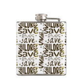 Rett Kinder, Rett Leben Flachmann (Rückseite)