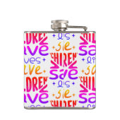 Rett Kinder, Rett Leben Flachmann (Rückseite)