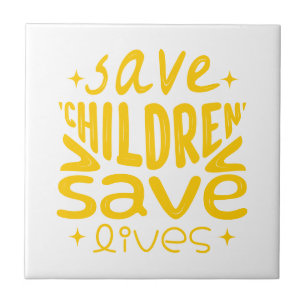 Rett Kinder, Rett Leben Fliese