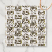 Rett Kinder, Rett Leben Geschenkanhänger (Rückseite)