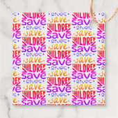 Rett Kinder, Rett Leben Geschenkanhänger (Rückseite)