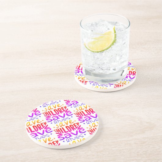 Rett Kinder, Rett Leben Getränkeuntersetzer (Seite)