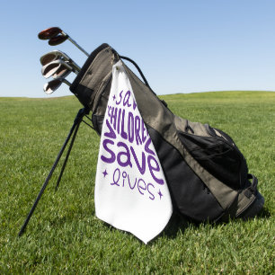 Rett Kinder, Rett Leben Golfhandtuch