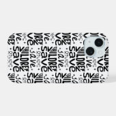 Rett Kinder, Rett Leben iPhone 15 Hülle (Rückseite (Horizontal))