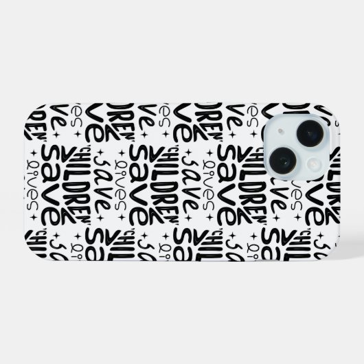 Rett Kinder, Rett Leben iPhone 15 Hülle (Rückseite (Horizontal))