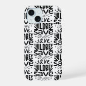 Rett Kinder, Rett Leben iPhone 15 Hülle (Rückseite)