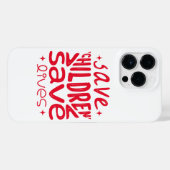 Rett Kinder, Rett Leben iPhone Hülle (Rückseite (Horizontal))