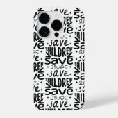 Rett Kinder, Rett Leben iPhone Hülle (Rückseite)