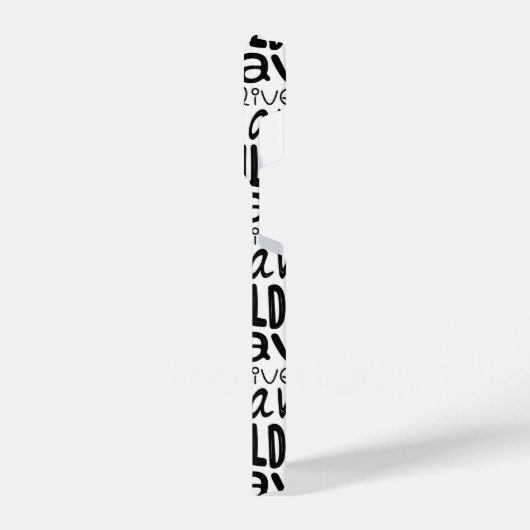 Rett Kinder, Rett Leben iPhone Hülle (Linke Seite)