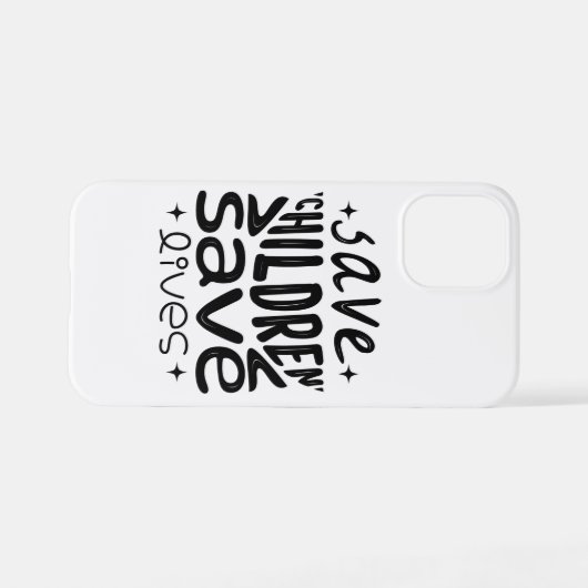 Rett Kinder, Rett Leben iPhone Hülle (Rückseite (Horizontal))