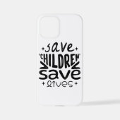 Rett Kinder, Rett Leben iPhone Hülle (Rückseite)