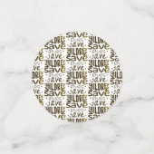 Rett Kinder, Rett Leben Konfetti (Klein Vorderseite)