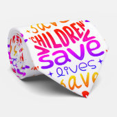 Rett Kinder, Rett Leben Krawatte (Gerollt)