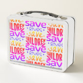 Rett Kinder, Rett Leben Metall Brotdose (Rückseite)