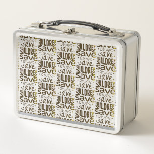 Rett Kinder, Rett Leben Metall Brotdose