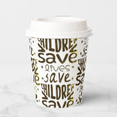 Rett Kinder, Rett Leben Pappbecher (Rückseite)