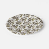 Rett Kinder, Rett Leben Pappteller (Schrägansicht)