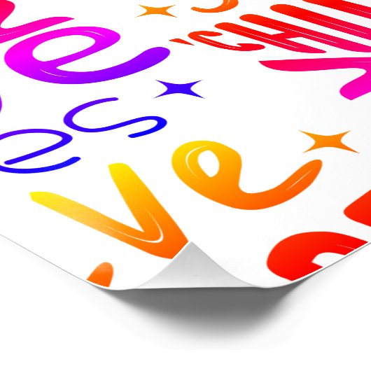 Rett Kinder, Rett Leben Poster (Ecke)